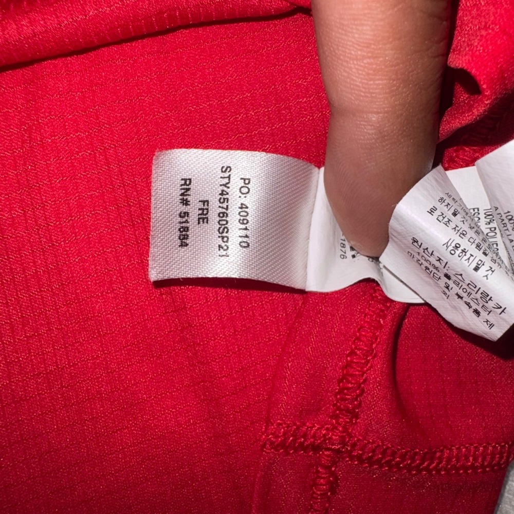 PATAGONIA Capilene Cool Lightweight Shirt Mens L Red Fast Drying Athletic Tee - Picture 7 of 10